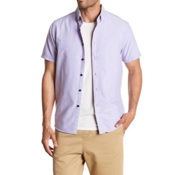 Howe Other - Howe Malibu short sleeve shirt pink blue new